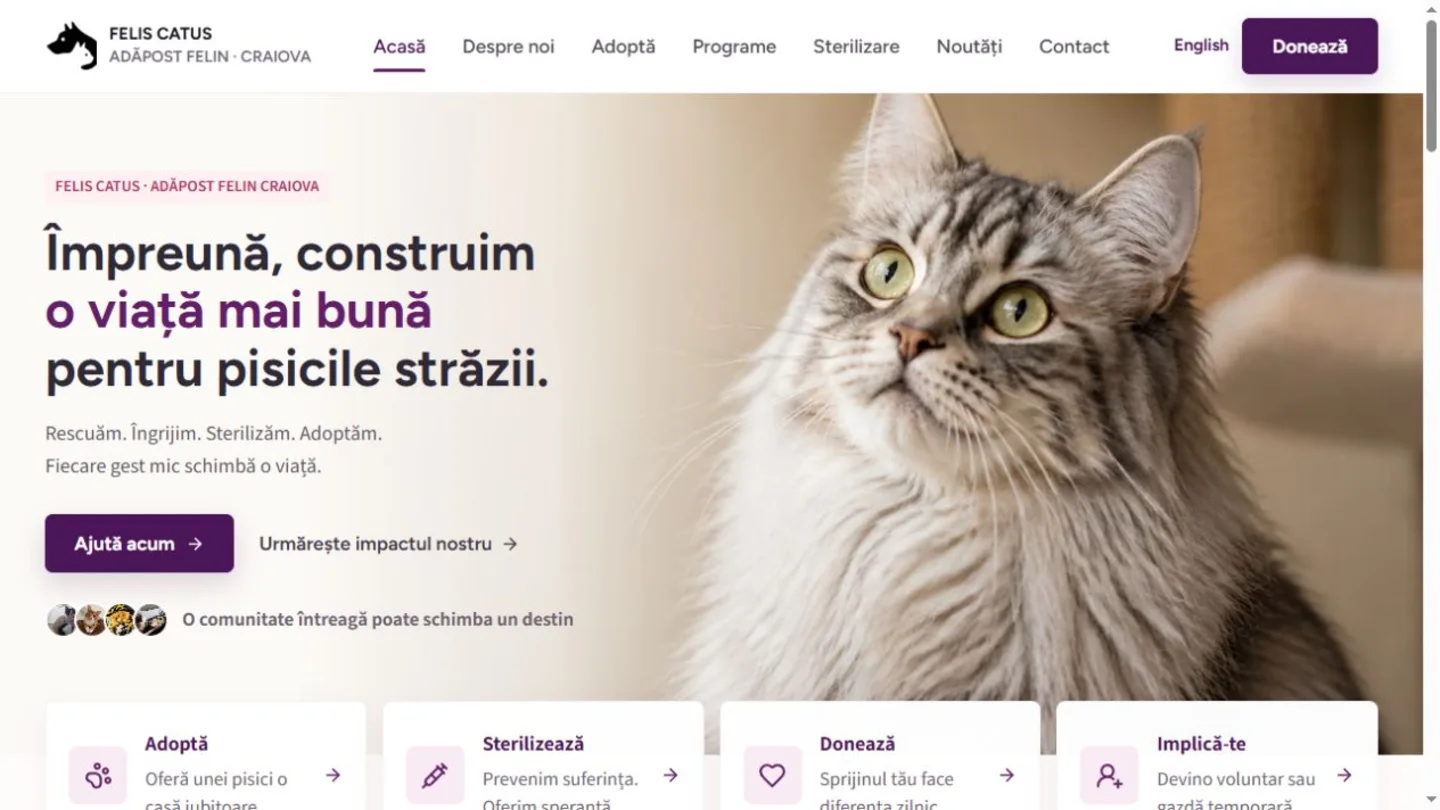 Site-ul Felis Catus